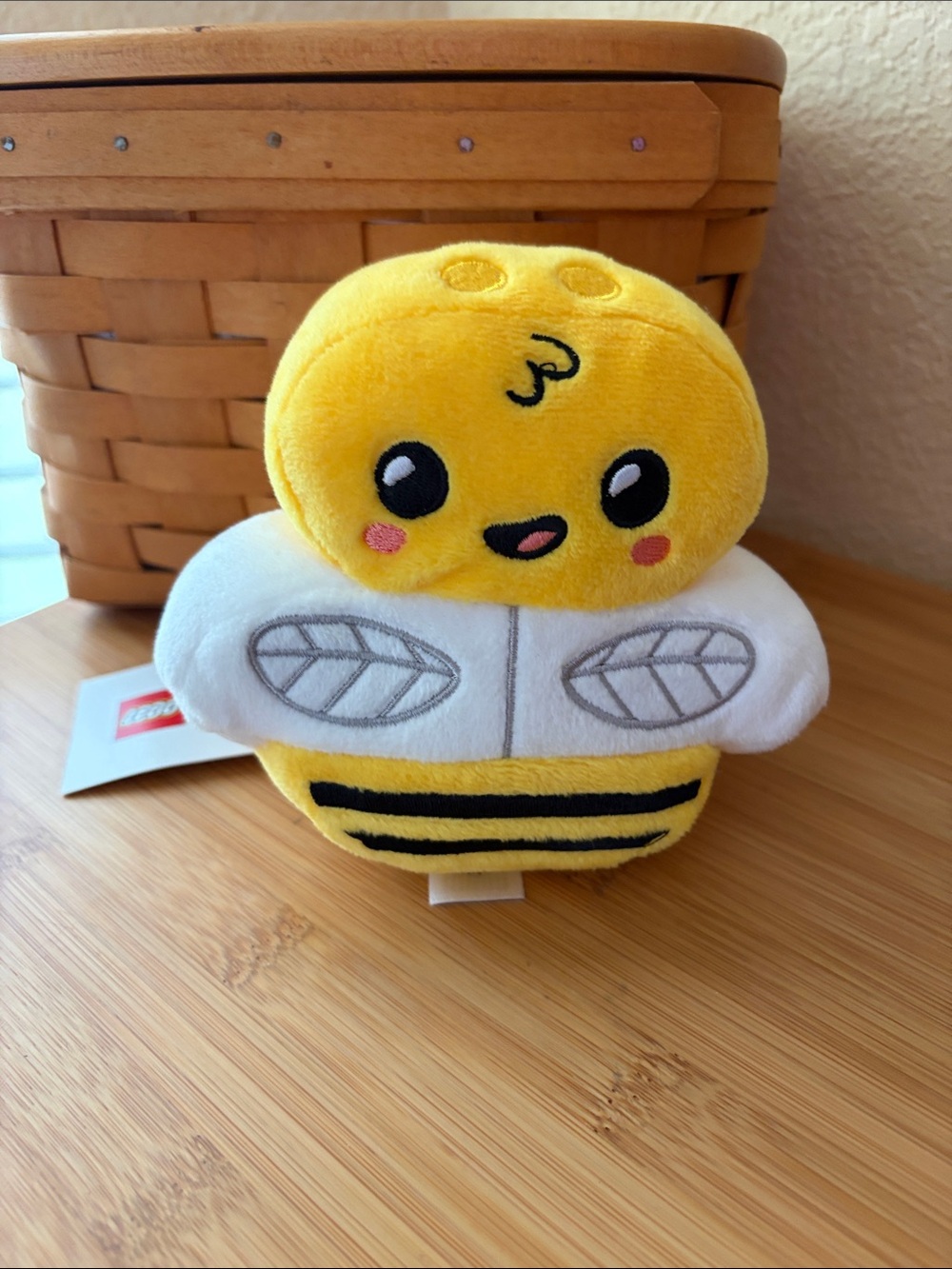 Lego Duplo Yellow & White Bee Plush